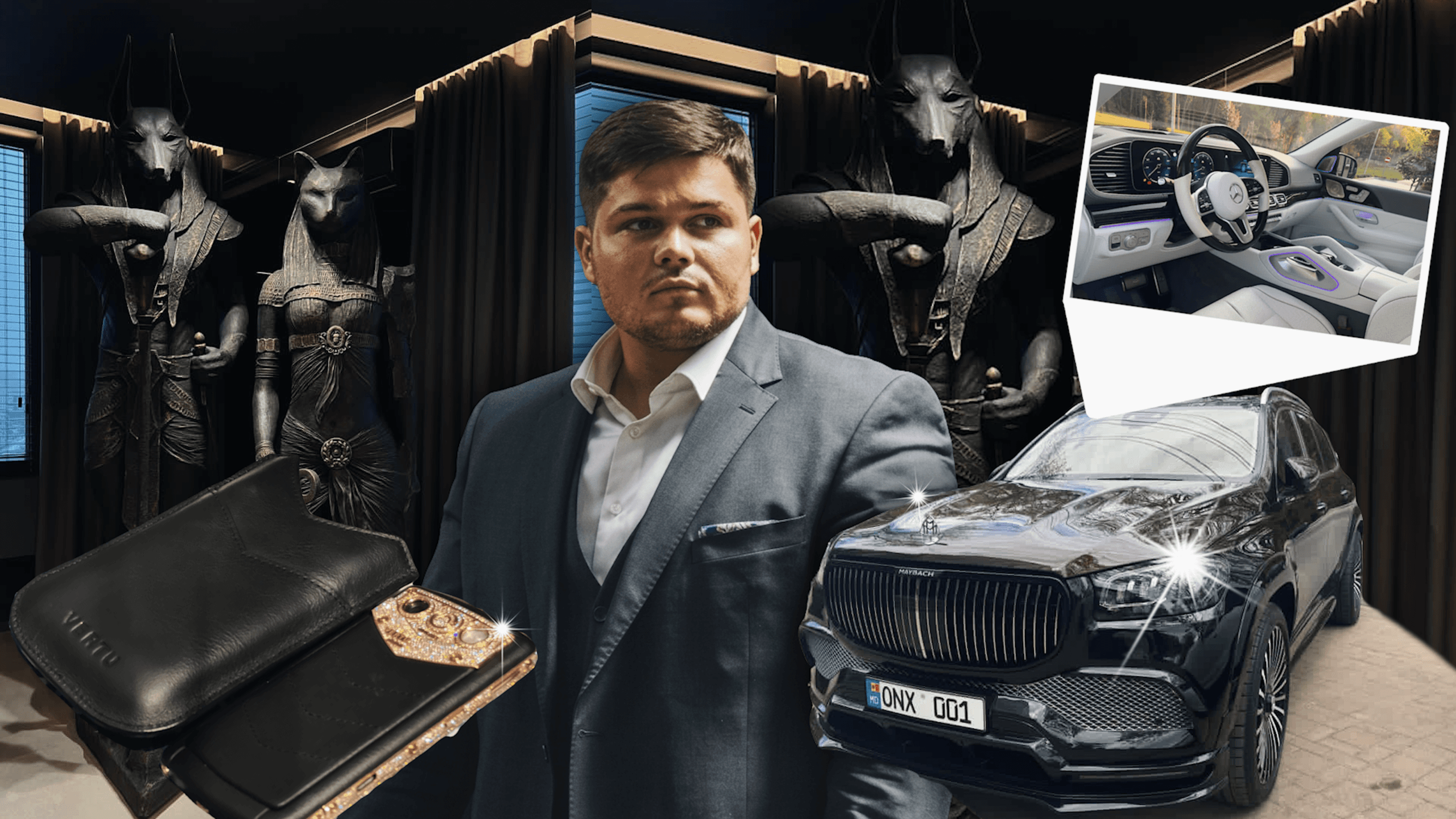Un Mercedes GLS Maybach de 290 de mii de euro, un telefon Vertu de 20 de mii de euro sau o statuie de 5 mii de euro. Bunurile consilierului municipal, Ion Onța, scoase în vânzare