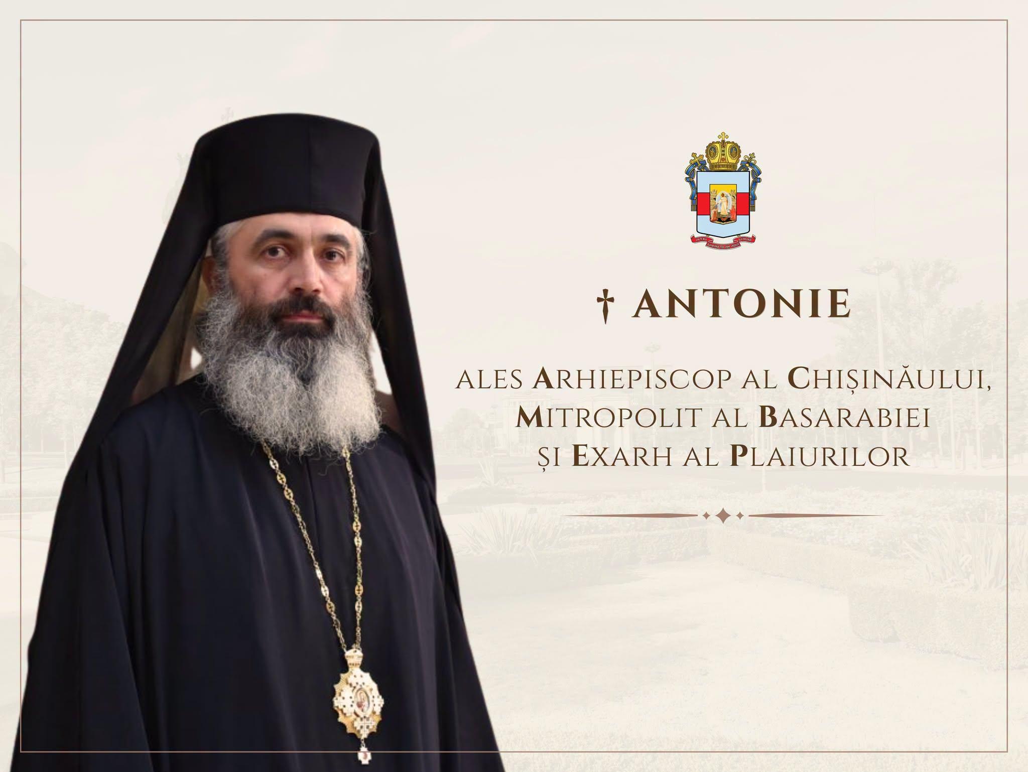 ÎPS Antonie: „Faptele arată ce poartă omul în inima sa”. Primul cuvânt pastoral după alegerea sa în demnitatea de Mitropolit al Basarabiei