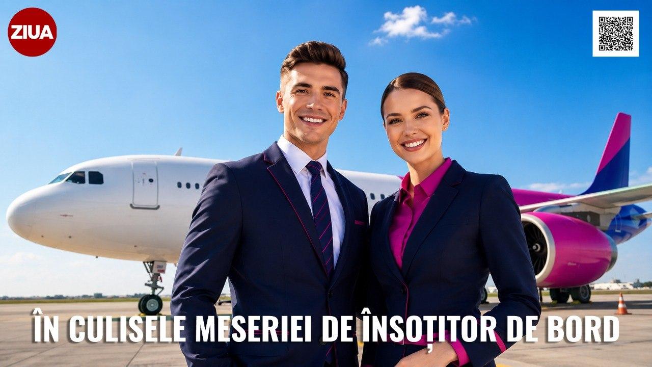 INTERVIUL ZILEI | În culisele profesiei de însoțitor de bord: ce se ascunde în spatele unei cariere deasupra norilor