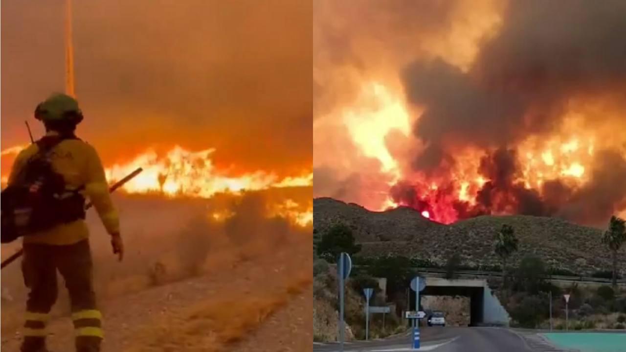 VIDEO | Incendii devastatoare în sudul Spaniei. Cel puțin 12 morți și sute de oameni evacuați din calea flăcărilor