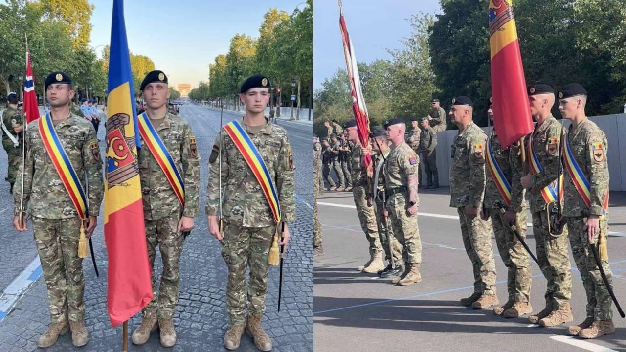 Militari ai Gărzii de Onoare a Armatei Naționale vor defila pe Champs-Elysees la Parada de Ziua Națională a Franței