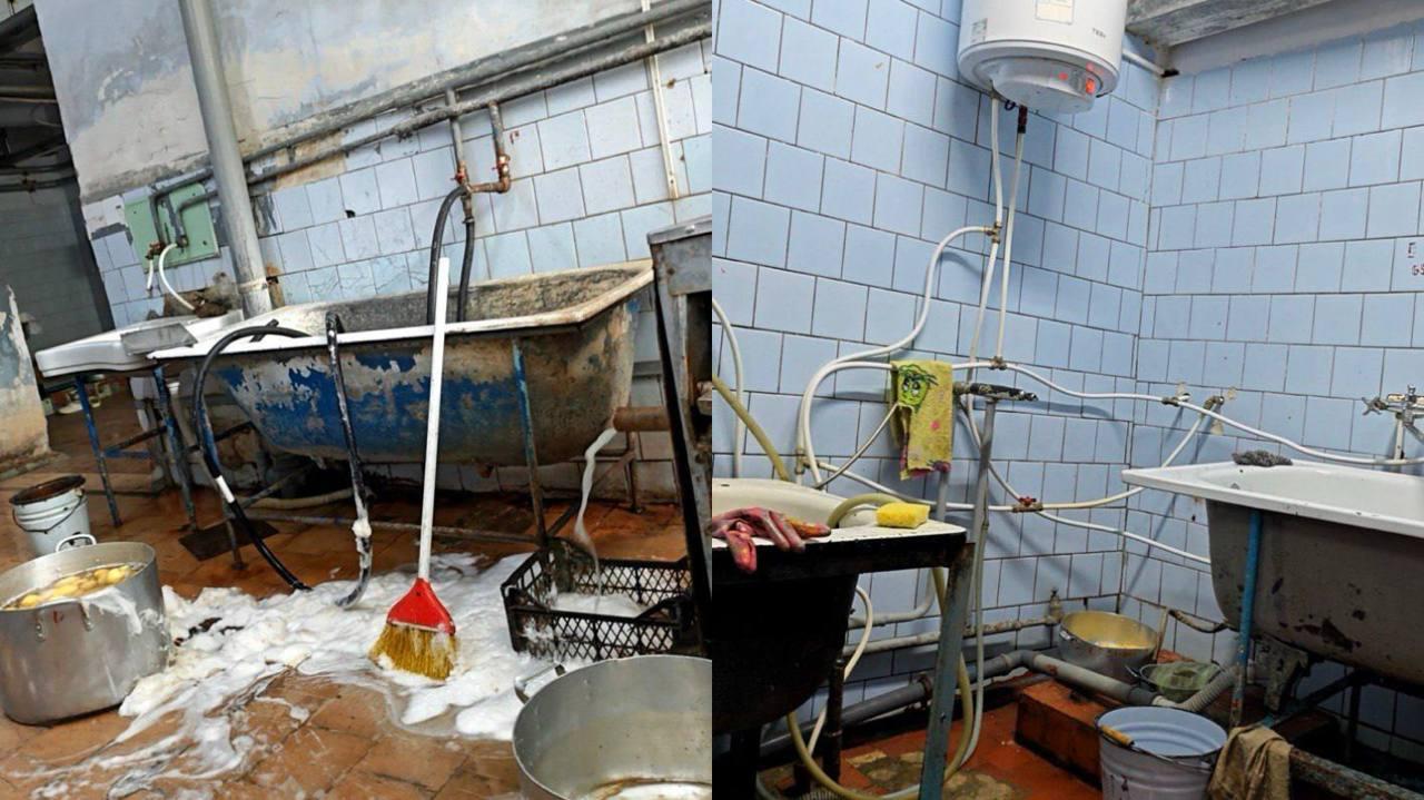 Un nou scandal la Spitalul din Bălți după publicarea unor imagini privind starea deplorabilă din blocul alimentar